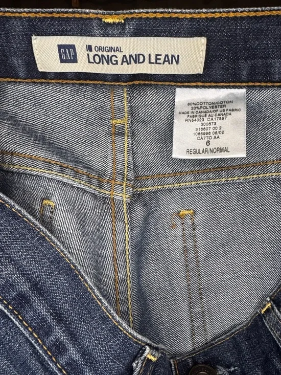 Gap Long & Lean Y2K Bootcut Flare Jeans Medium Wash Size 6 - Picture 5 of 9